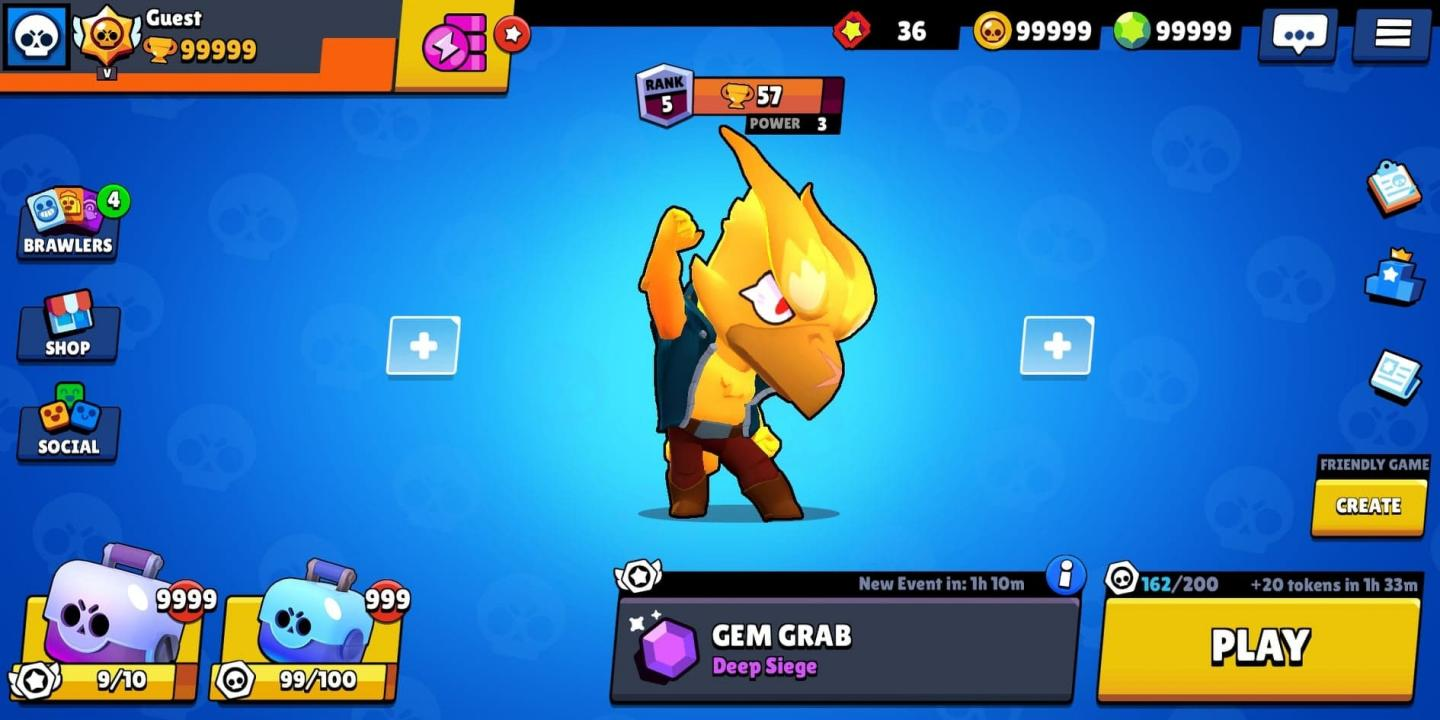 Brawl Stars V28 171 Mod Apk Rebrawl Unlimted Gold Gems Trophies Chests Tickets Unlocked All Brawlers Custom Maps Custom Skins Platinmods Com Android Ios Mods Mobile Games Apps - brawl stars hack an thelyst