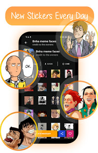 Memes anime Stickers for WhatsApp