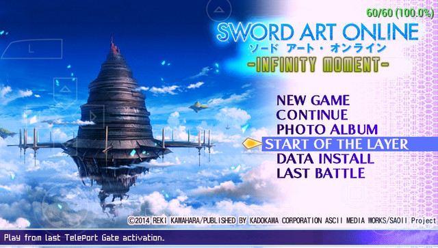 Sword Art Online - Infinity Moment ROM - PSP Download - Emulator Games