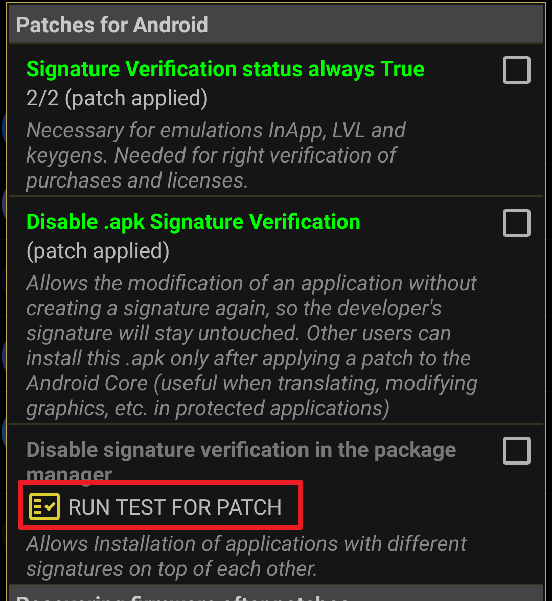 How To Disable Signature Verification To Install Unsigned Apk Rooted Device Emulator Vm App Lucky Patcher Platinmods Com Android Ios Mods Mobile Games Apps