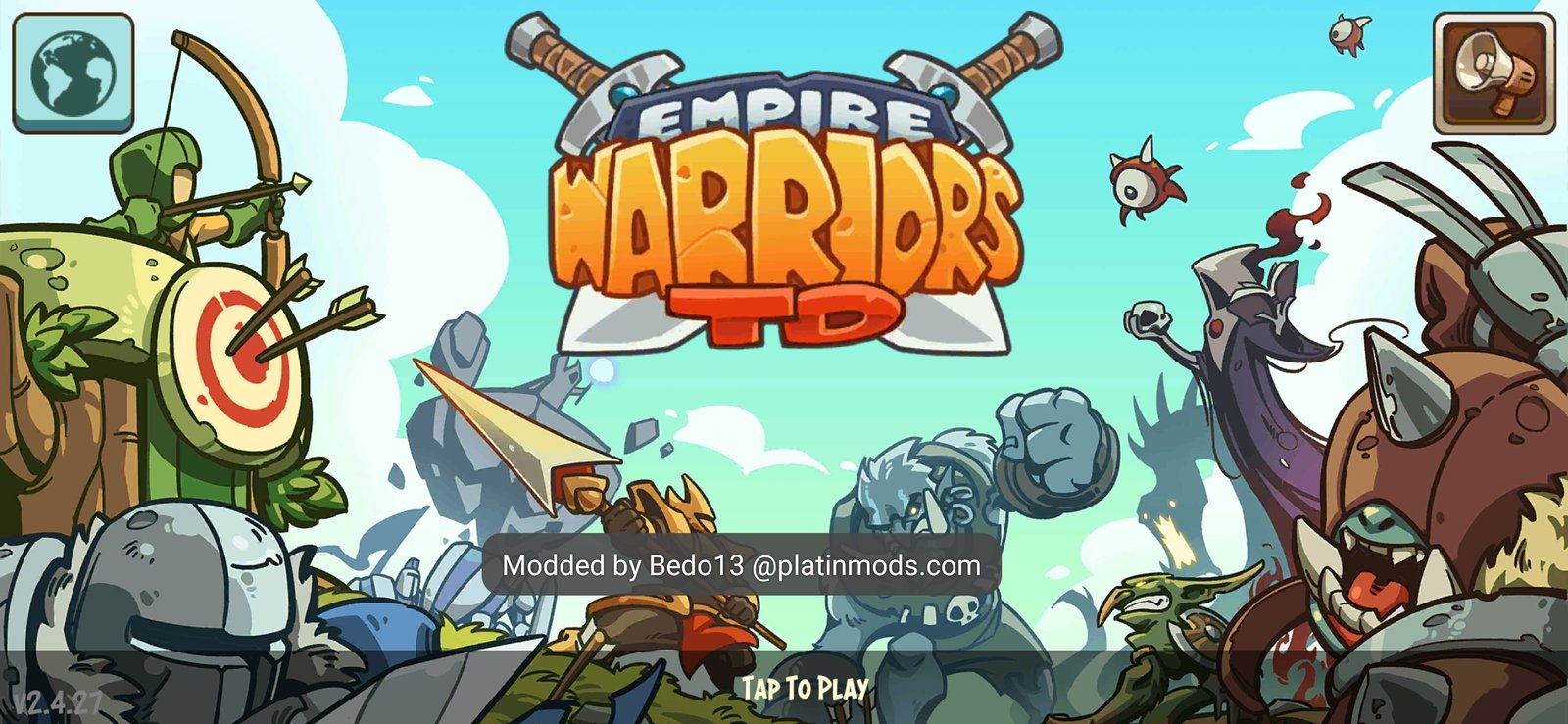 Download Warriors Defend: Tower Defense MOD APK v1.3.5 (Unlimited