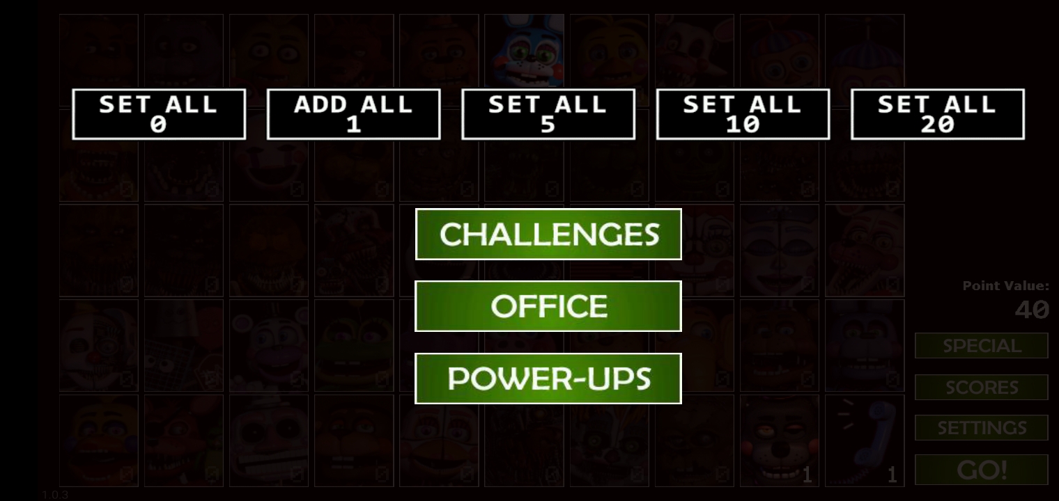 Download Ultimate Custom Night 1.0.3 APK (MOD open) for android
