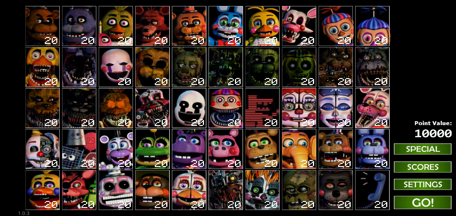 Ultimate Custom Night Ver. 1.0.3 MOD APK  Unlocked -  -  Android & iOS MODs, Mobile Games & Apps