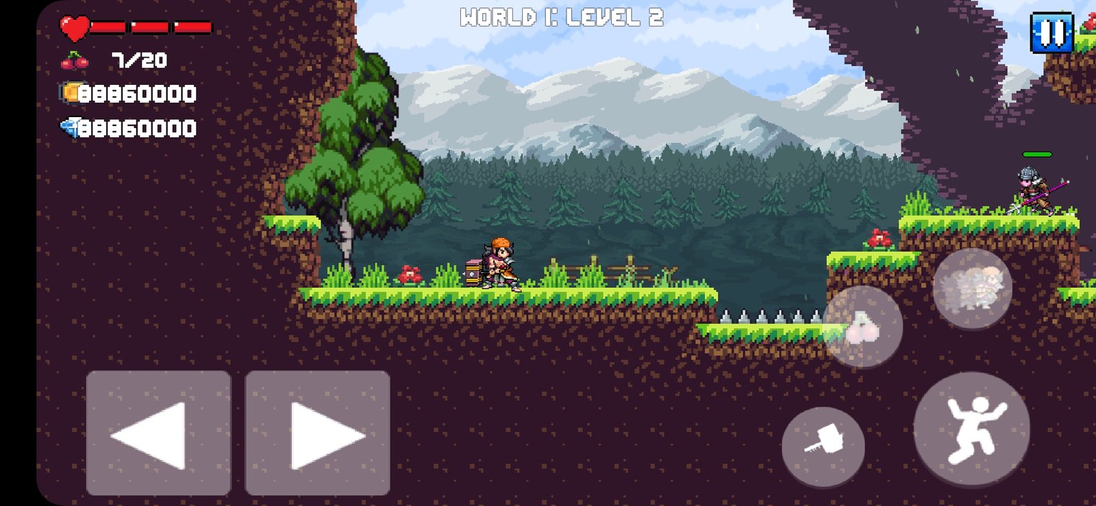 Apple Knight Action Platformer (MOD, Unlimited Gold, Apples, Unlocked All)  v2.3.3 APK Download 