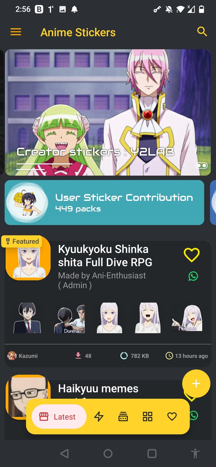 Anime Stickers v5.6 MOD APK (Premium Unlocked) Download