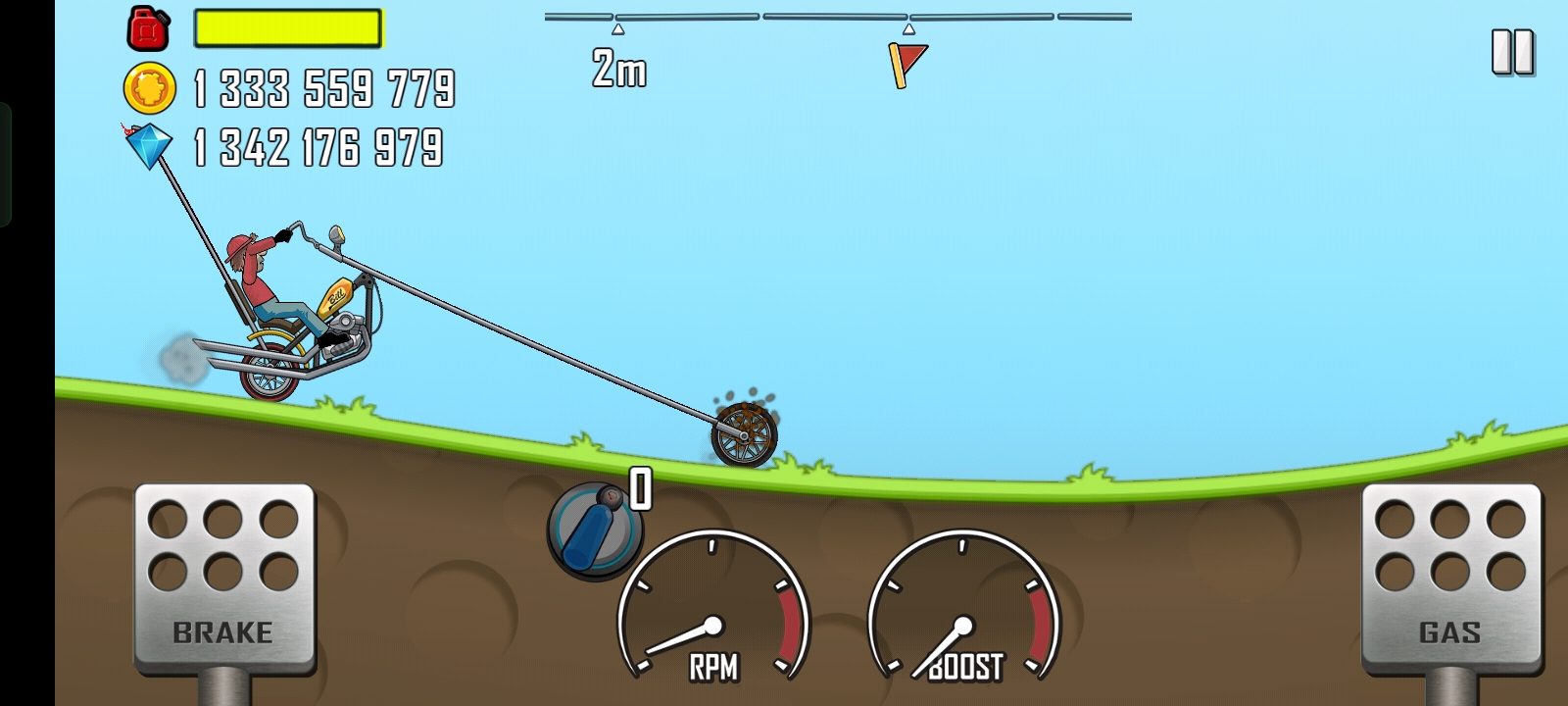 Hill Climb Racing Mod Apk v1.60.0 Unlimited Fuel And Money And Gems