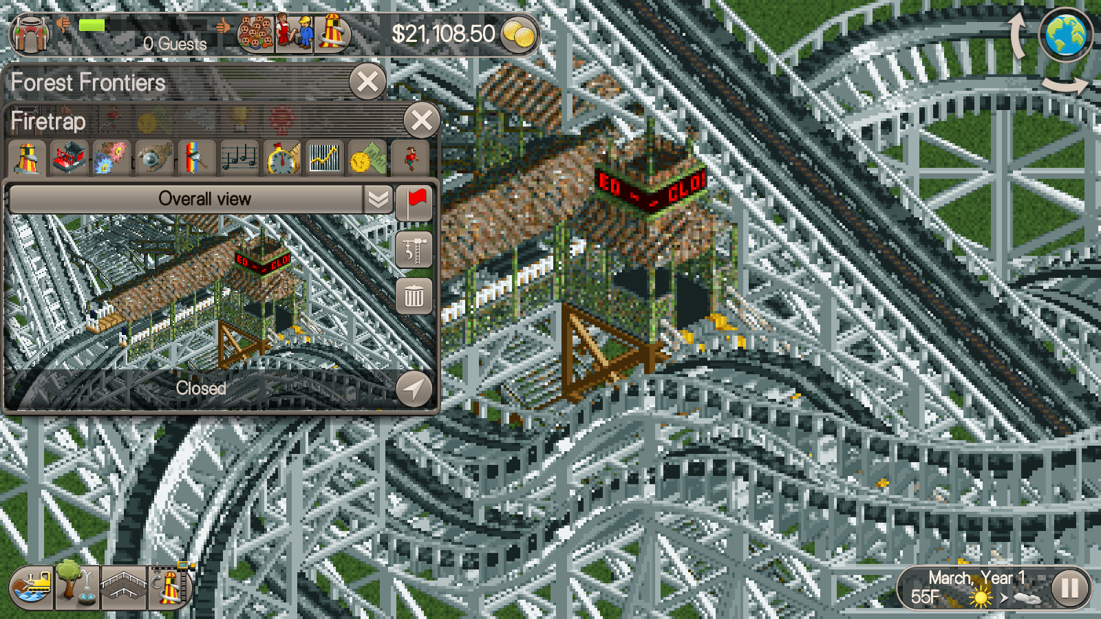 Free Download RollerCoaster Tycoon® Classic Apk Mod OBB for