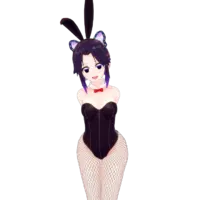 x-shinobu bunny happy talk.webp